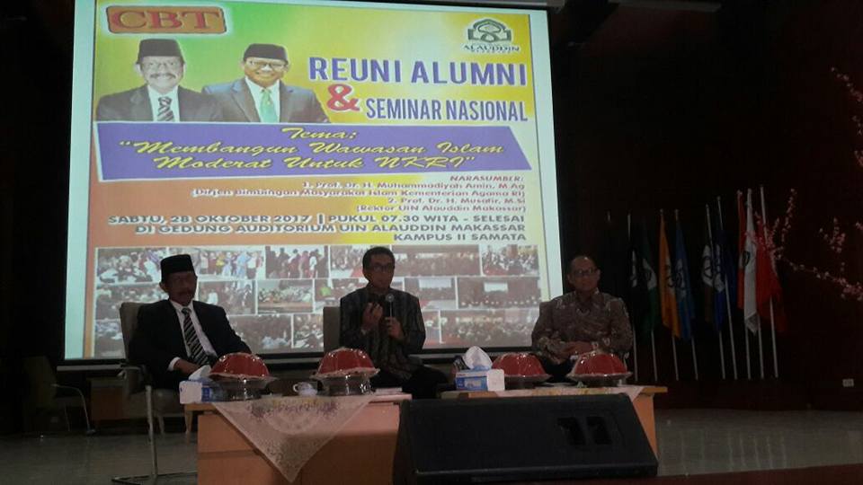 Gambar Reuni Alumni CBT UIN Alauddin Makassar Dirangkaikan dengan  Seminar Nasional